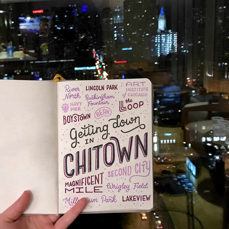 Sketchbook Lettering: Travel